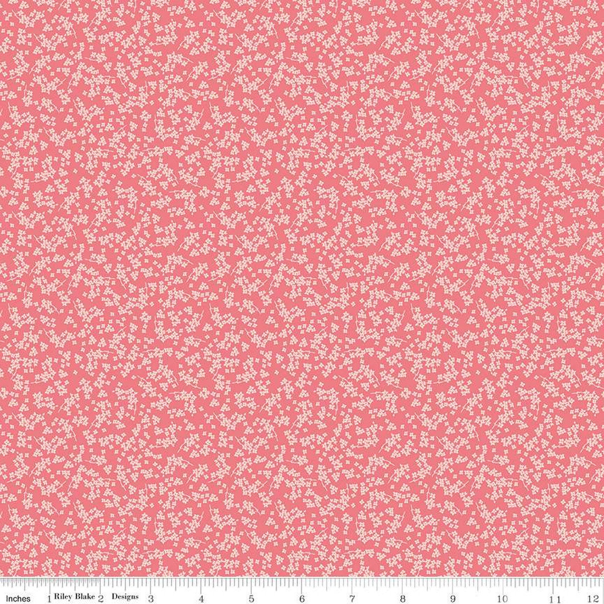 Spring Gardens Ditsy Floral C14115 Sugar Pink by Riley Blake