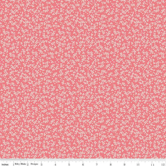Spring Gardens Ditsy Floral C14115 Sugar Pink by Riley Blake Designs - Flower Flowers - Quilting Cotton Fabric
