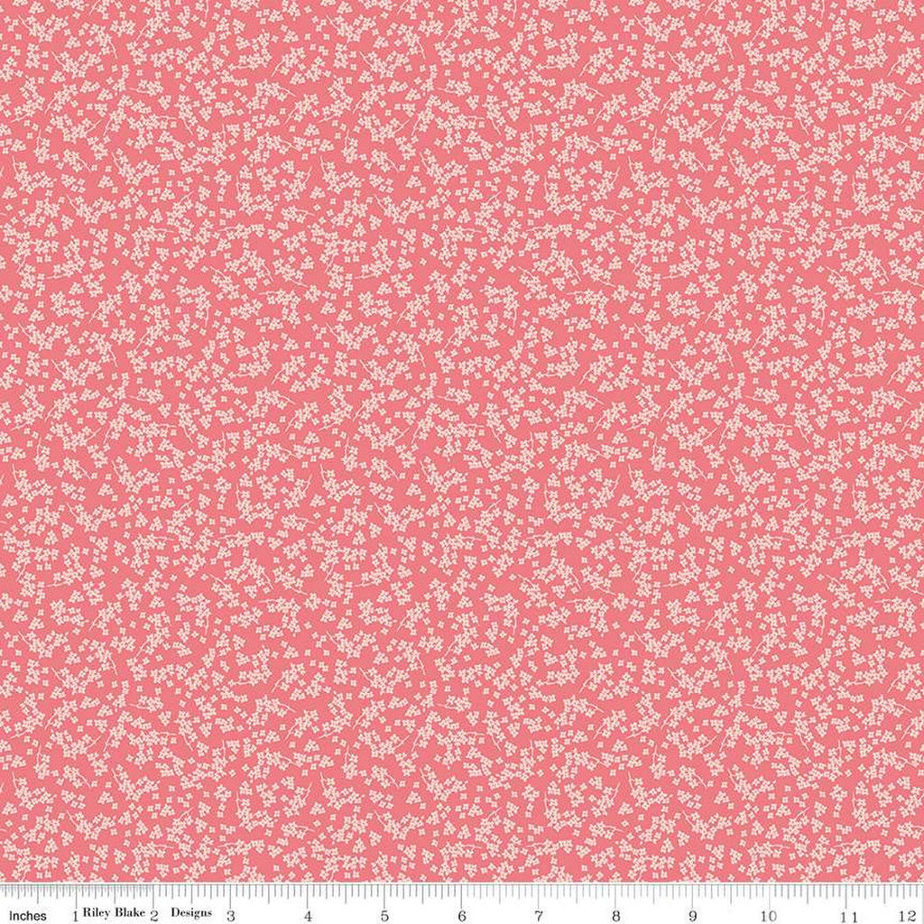 SALE Spring Gardens Ditsy Floral C14115 Sugar Pink by Riley Blake Designs - Flower Flowers - Quilting Cotton Fabric