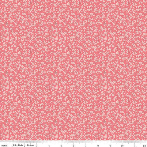 Spring Gardens Ditsy Floral C14115 Sugar Pink by Riley Blake Designs - Flower Flowers - Quilting Cotton Fabric