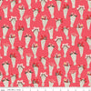 CLEARANCE Fat Quarter End of Bolt - My Valentine Bouquets C14152 Tea Rose by Riley Blake - Floral Valentine's Day - Quilting Cotton Fabric