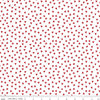 My Valentine Heart Toss C14154 White by Riley Blake Designs - Hearts Valentine's Day Valentines - Quilting Cotton Fabric