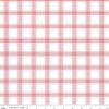 Fat Quarter End of Bolt - SALE My Valentine Plaid C14155 White by Riley Blake Designs - Valentine's Day Valentines - Quilting Cotton Fabric