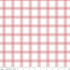 Fat Quarter End of Bolt - SALE My Valentine Plaid C14155 White by Riley Blake Designs - Valentine's Day Valentines - Quilting Cotton Fabric