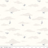 Cretaceous Pterodactyl Clouds C14103 Cream - Riley Blake Designs - Dinosaur Dinosaurs - Quilting Cotton Fabric