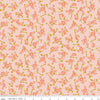 DEAL Blossom Lane Keys C14004 Blush - Riley Blake Designs - Floral Flowers Keys - Quilting Cotton Fabric