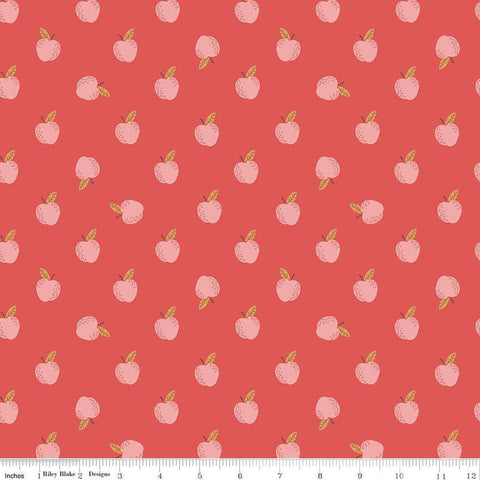 SALE Sweetbriar Apples C14023 Paprika by Riley Blake Designs - Quilting Cotton Fabric