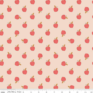Sweetbriar Apples C14023 Peaches 'n Cream - Riley Blake Designs - Quilting Cotton Fabric