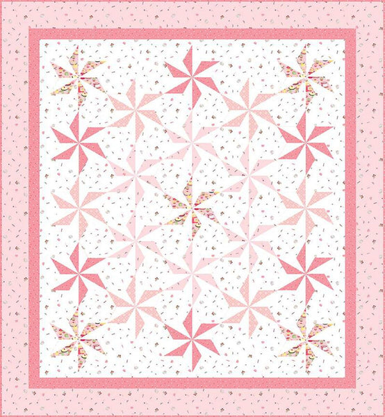 SALE Meringues Quilt PATTERN P112 by Jillily Studio - Riley Blake Designs - INSTRUCTIONS Only - Pieced Pinwheels