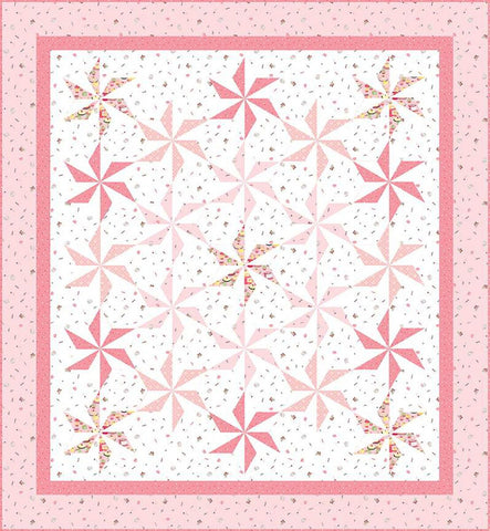 Meringues Quilt PATTERN P112 by Jillily Studio - Riley Blake Designs - INSTRUCTIONS Only - Pieced Pinwheels