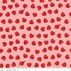 Fat Quarter End of Bolt - SALE All My Heart C14133 Heart Toss Pink - Riley Blake Designs -Valentine's Day Valentine - Quilting Cotton Fabric