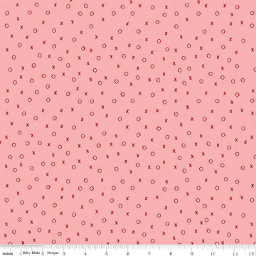 All My Heart XO C14134 Pink by Riley Blake Designs - Valentine's Day Valentines Valentine - J. Wecker Frisch - Quilting Cotton Fabric