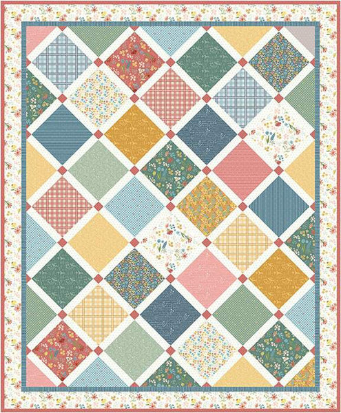 SALE Lattice Quilt PATTERN P123 by Amy Smart - Riley Blake Designs - INSTRUCTIONS Only - 10" Stacker Friendly - Multiple Sizes