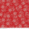 SALE All My Heart Valentine Tulips C14138 Red - Riley Blake Designs - Floral Flowers Valentine's Day Valentines - Quilting Cotton Fabric