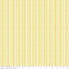 SALE All My Heart Candy Wraps C14143 Yellow by Riley Blake Designs - Valentine's Day 1/8" Yellow/White Stripes - Quilting Cotton Fabric