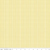 34" End of Bolt - All My Heart Candy Wraps C14143 Yellow by Riley Blake - Valentine's Day 1/8" Yellow/White Stripes - Quilting Cotton Fabric