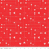 SALE I Love Us Dash & Dot Hearts C13962 Red - Riley Blake Designs - Valentine's Day Valentines - Quilting Cotton Fabric