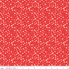I Love Us Scattered Hearts C13964 Red by Riley Blake Designs - Valentine's Day Valentines Hearts Daisies - Quilting Cotton Fabric
