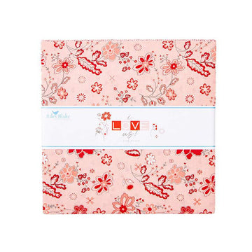 SALE I Love Us Layer Cake 10" Stacker Bundle - Riley Blake Designs - 42-Piece Precut  - Valentine's Day - Quilting Cotton Fabric