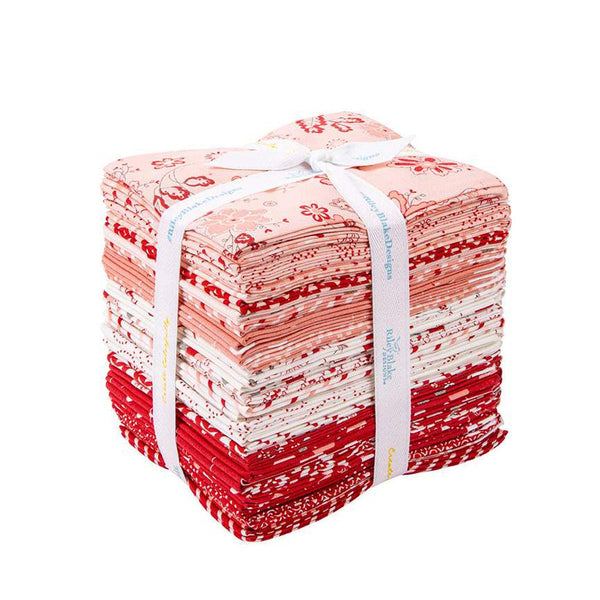 I Love Us Fat Quarter Bundle - 30 Pieces - Riley Blake Designs - Pre cut Precut - Valentine's Day - Quilting Cotton Fabric