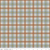 SALE Cretaceous Plaid C14101 Gray - Riley Blake Designs - Large Multicolored Plaid - Quilting Cotton Fabric