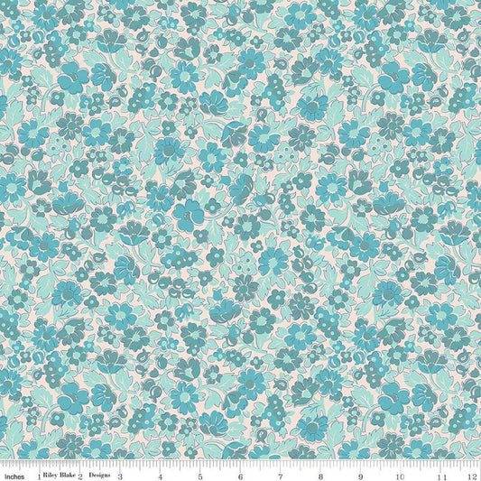 SALE Mercantile Beloved C14383 Cottage - Riley Blake Designs - Lori Holt - Floral Flowers - Quilting Cotton Fabric