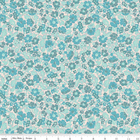 SALE Mercantile Beloved C14383 Cottage by Riley Blake Designs - Lori Holt - Floral Flowers - Quilting Cotton Fabric