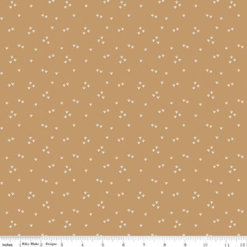 Cretaceous Scattered Footprints C14105 Tan - Riley Blake Designs - Dinosaur Tracks Dinosaurs - Quilting Cotton Fabric