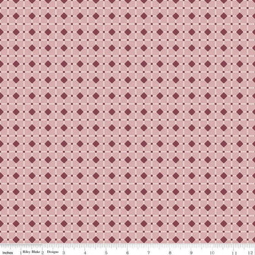 CLEARANCE Blossom Lane Tiles C14005 Amethyst - Riley Blake Designs - Geometric - Quilting Cotton Fabric
