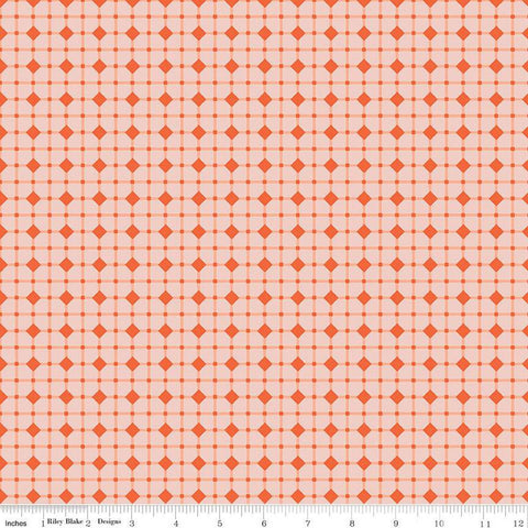 SALE Blossom Lane Tiles C14005 Blush by Riley Blake Designs - Geometric - Quilting Cotton Fabric