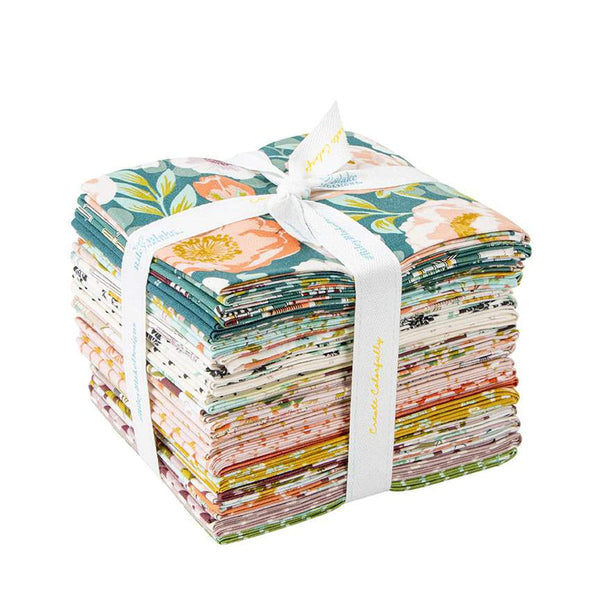 SALE Blossom Lane Fat Quarter Bundle  - 24 pieces - Riley Blake Designs - Pre cut Precut - Quilting Cotton Fabric