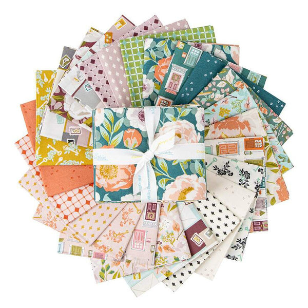 SALE Blossom Lane Fat Quarter Bundle  - 24 pieces - Riley Blake Designs - Pre cut Precut - Quilting Cotton Fabric