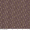 SALE Mercantile Sweet C14397 Espresso - Riley Blake Designs - Lori Holt - Floral Flowers - Quilting Cotton Fabric