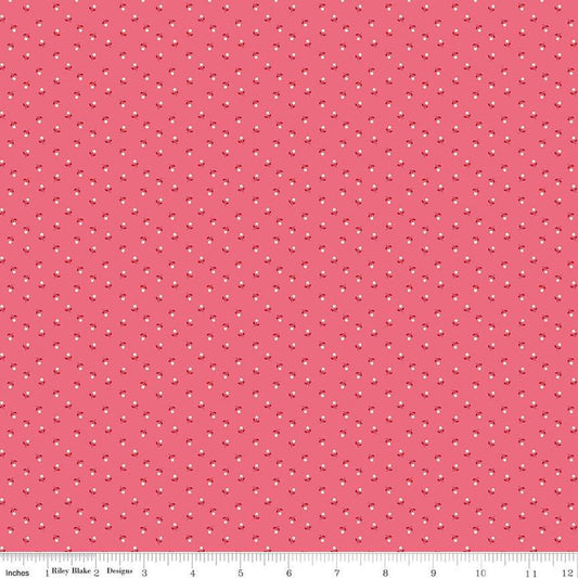 SALE Mercantile Sweet C14397 Tea Rose - Riley Blake Designs - Floral Flowers - Lori Holt - Quilting Cotton Fabric