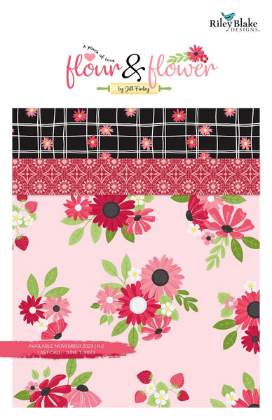 SALE Flour and Flower Layer Cake 10" Stacker Bundle - Riley Blake Designs - 42 piece Precut Pre cut - Quilting Cotton Fabric