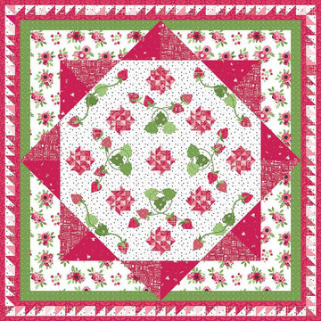 SALE Strawberry Tart Quilt PATTERN P112 - Jillily Studio - Riley Blake Designs - INSTRUCTIONS Only - Piecing Applique