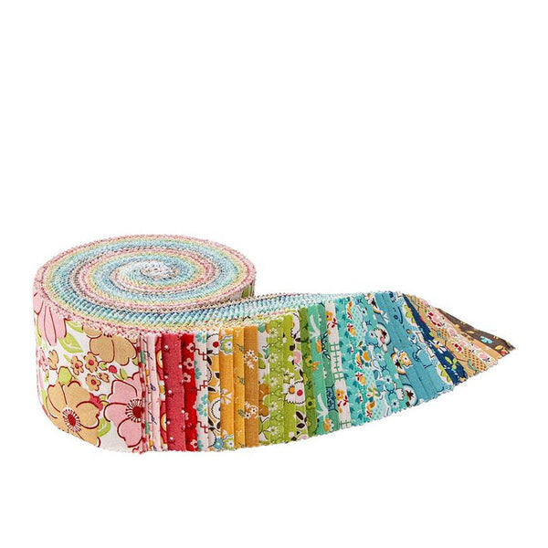 SALE Mercantile 2.5 Inch Rolie Polie Jelly Roll 40 pieces - Riley Blake Designs - Precut Pre cut Bundle - Lori Holt - Quilting Cotton Fabric