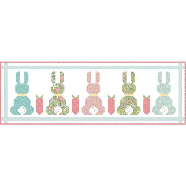 SALE Sweet Spring Bunny Runner and Pillow PATTERN P138 by Beverly McCullough - Riley Blake Designs - INSTRUCTIONS Only - Easter