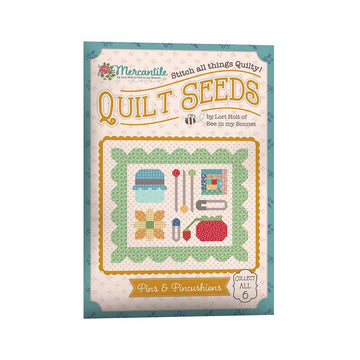 SALE Mercantile Quilt Seeds PATTERN ST-34026 Pins & Cushions - Lori Holt - Riley Blake - Instructions Only - Paper Pattern Included