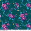 SALE Brilliance Main C14220 Jade - Riley Blake Designs - Floral Flowers - Quilting Cotton Fabric
