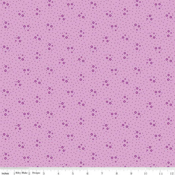 Brilliance Ditsy C14226 Lilac - Riley Blake Designs - Floral Flowers Dots - Quilting Cotton Fabric