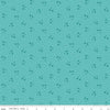 Brilliance Ditsy C14226 Ocean - Riley Blake Designs - Floral Flowers Dots - Quilting Cotton Fabric