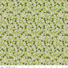 SALE Floral Gardens Blossoms C14363 Green - Riley Blake Designs - Floral Flowers - Quilting Cotton Fabric