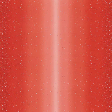 27" End of Bolt - SALE Ombre Fairy Dust METALLIC 10871 Cherry - Moda Fabrics - Red with Silver SPARKLE Stars - Quilting Cotton Fabric