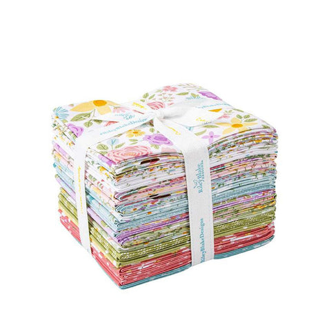 Bunny Trail Fat Quarter Bundle  - 24 pieces - Riley Blake Designs - Pre cut Precut - Easter - Quilting Cotton Fabric