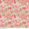 SALE Mercantile Lovely C14380 Tea Rose - Riley Blake Designs - Lori Holt - Floral Flowers - Quilting Cotton Fabric