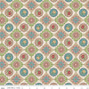 SALE Mercantile Heritage C14381 Multi - Riley Blake Designs - Lori Holt - Floral Medallions Flowers - Quilting Cotton Fabric