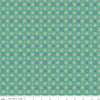 SALE Mercantile Heirloom C14389 Alpine - Riley Blake Designs - Lori Holt - Geometric Flowers Daisies - Quilting Cotton Fabric