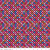 CLEARANCE Poppies and Plumes Circles C14295 Wine - Riley Blake Designs - Geometric Orange Peel - Quilting Cotton Fabric