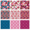 SALE Poppies & Plumes 2.5 Inch Rolie Polie Jelly Roll 40-Piece - Riley Blake Designs - Precut  Bundle - Quilting Cotton Fabric